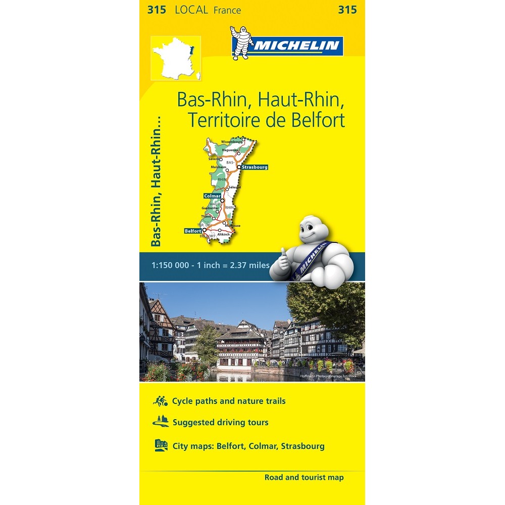 315 Bas-Rhin, Haut-Rhin, Ter.-de-Belfort Michelin